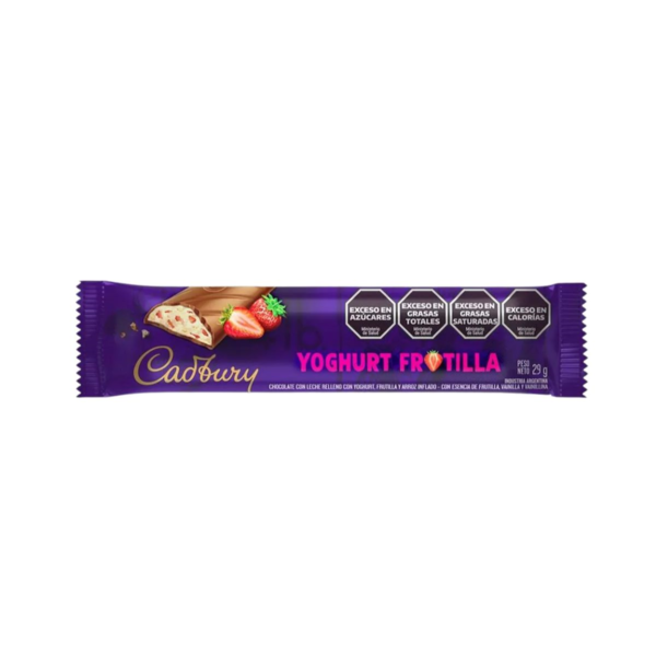CHOCOLATE CADBURY YOGHURT FRUTILLA x 29 g