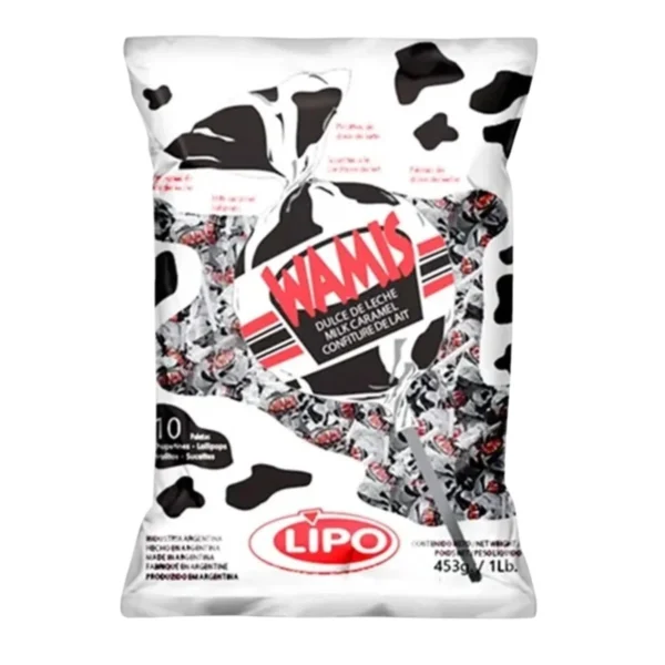 CHUPETINES DULCE DE LECHE WAMIS x 453 g