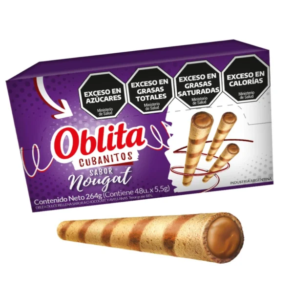 CUBANITO NOUGAT OBLITA X 48 UNIDADES