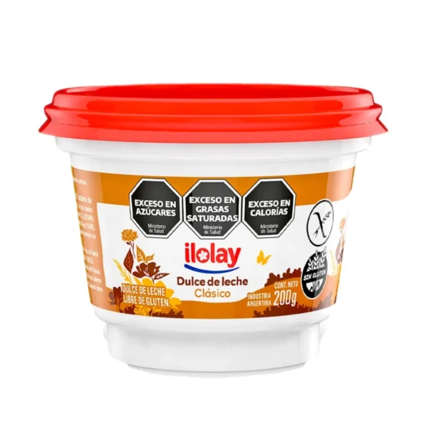 DULCE DE LECHE CLÁSICO ILOLAY x 200 g