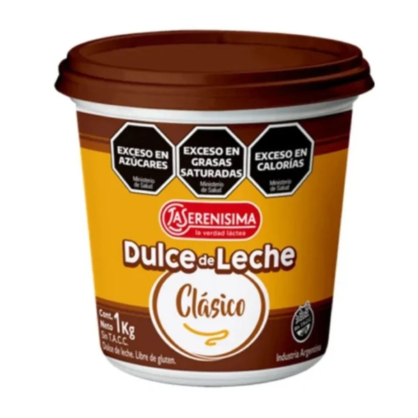 DULCE DE LECHE CLÁSICO LA SERENÍSIMA x 1 kg