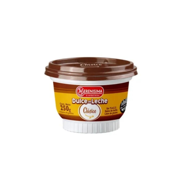DULCE DE LECHE CLÁSICO LA SERENÍSIMA x 250 g