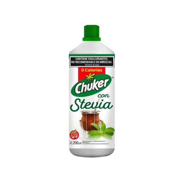 EDULCORANTE CHUCKER CON STEVIA x 200 mL