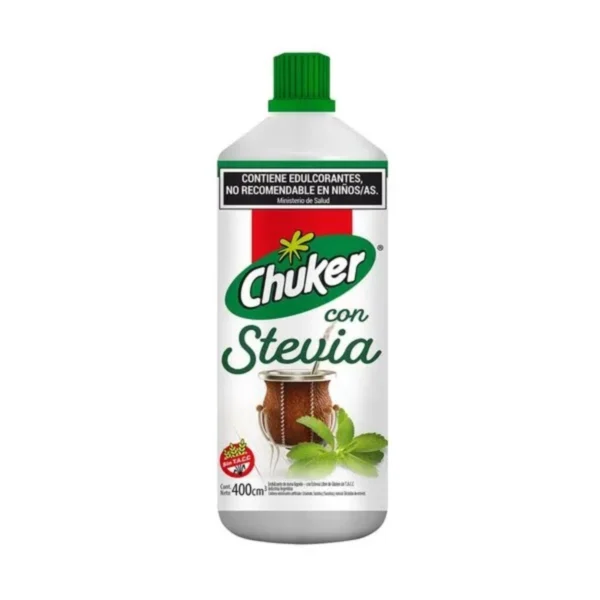 EDULCORANTE CHUKER CON STEVIA x 400 mL