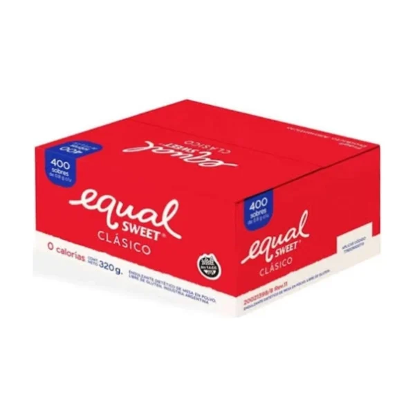 EDULCORANTE CLÁSICO EQUALSWEET X400 SOBRES