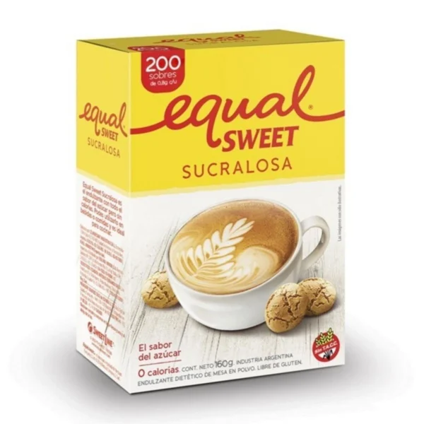 EDULCORANTE SUCRALOSA EQUALSWEET X 200 SOBRES