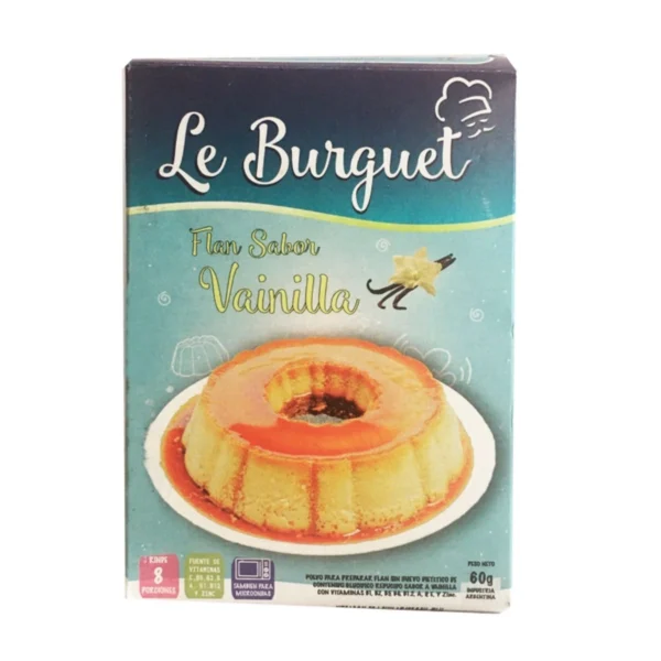 FLAN VAINILLA LE BURGUET x40g COD 11495