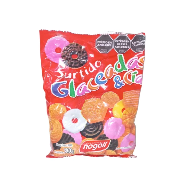 GALLETAS SURTIDO GLASEADAS NOGALI x 300 g