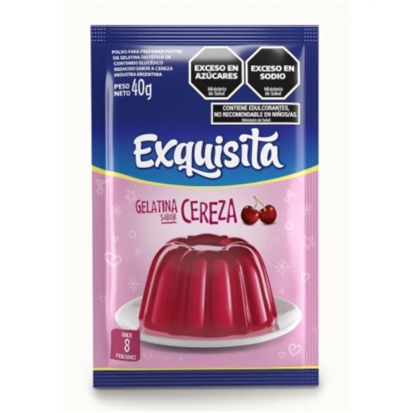 GELATINA CEREZA EXQUISITA x40g COD 22282