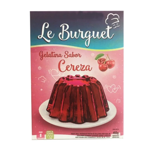 GELATINA CEREZA LE BURGUET x 40 g