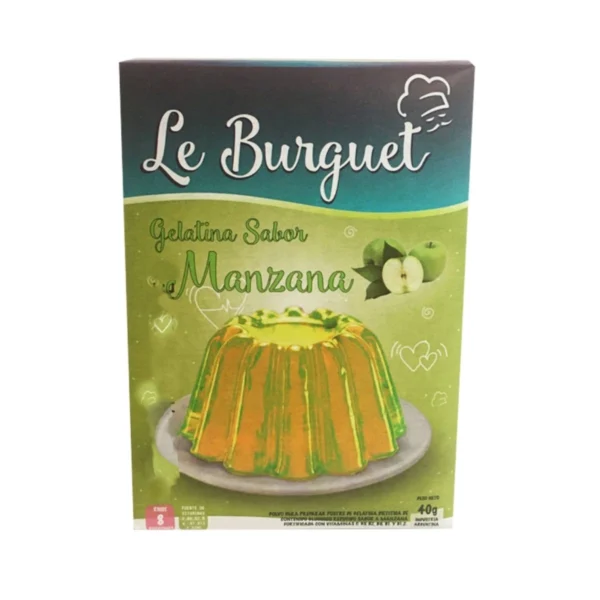 GELATINA MANZANA LE BURGUET x 40 g
