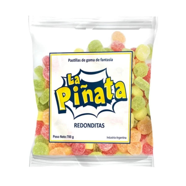 GOMITAS LA PIÑATA REDONDITAS x 700 g