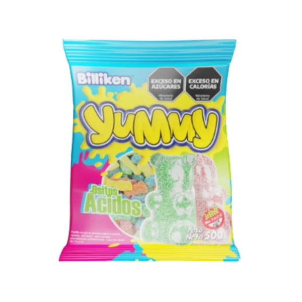 GOMITAS OSITOS ÁCIDOS YUMMY x 500 g