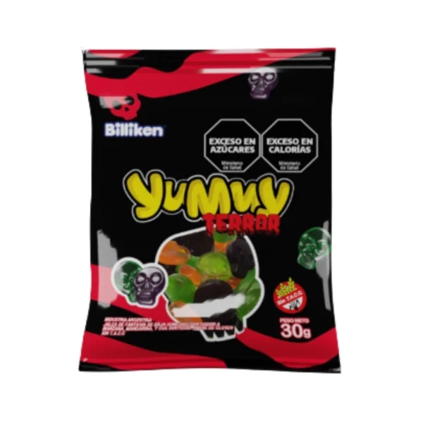 GOMITAS TERROR YUMMY CAJA X 12 UNIDADES