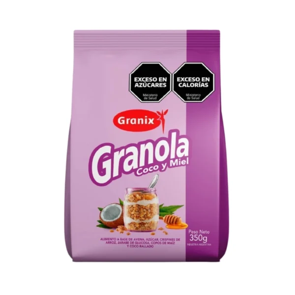 GRANOLA COCO Y MIEL GRANIX x 350 g
