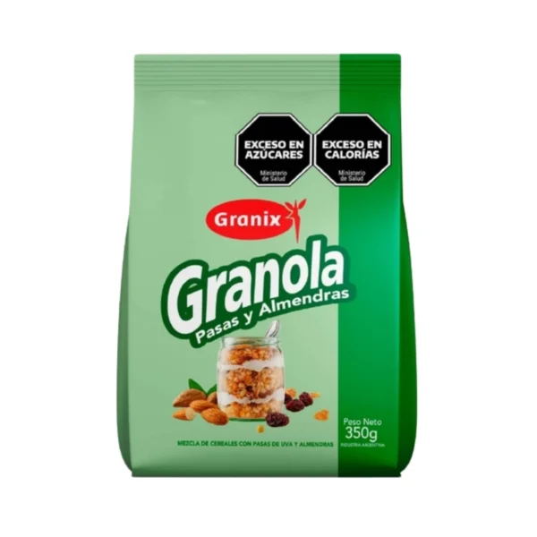 GRANOLA PASAS Y ALMENDRAS GRANIX x 350 g