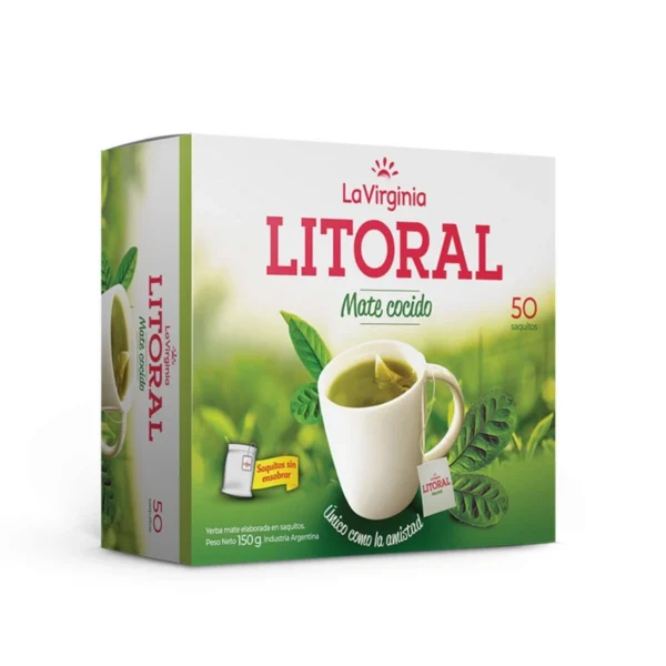 MATE COCIDO LITORAL LA VIRGINIA X 50 SAQUITOS