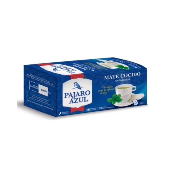 MATE COCIDO PÁJAARO AZUL X 25 SAQUITOS