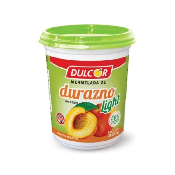 MERMELADA DURAZNO LIGHT DULCOR x 420 g