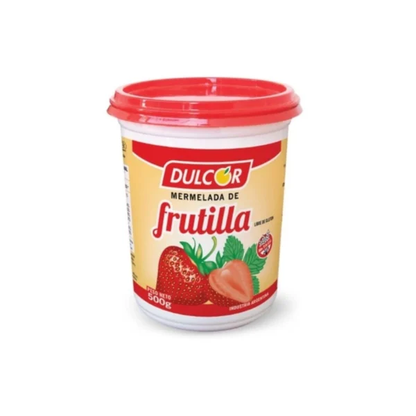MERMELADA FRUTILLA DULCOR x 500 g