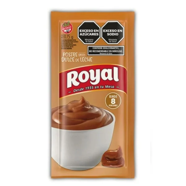 POSTRE DULCE DE LECHE ROYAL x 75 g