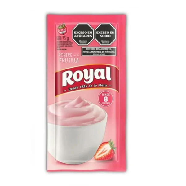 POSTRE FRUTILLA ROYAL x 75 g