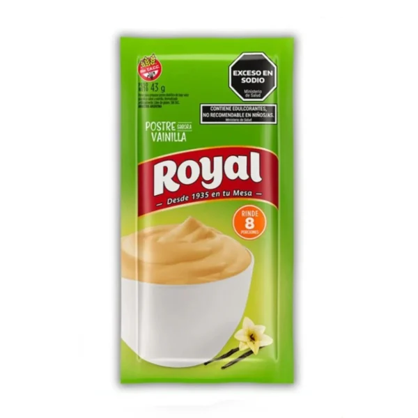 POSTRE LIGHT VAINILLA ROYAL x 43 g