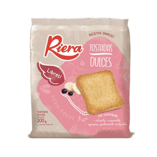 TOSTADAS DULCES RIERA x 200 g