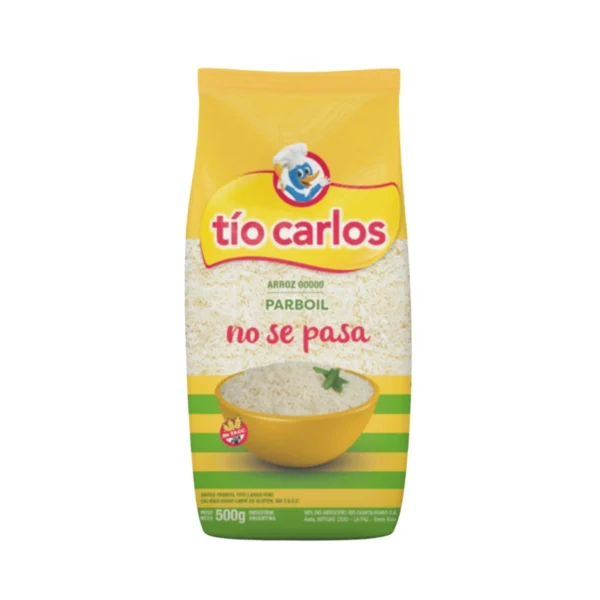 ARROZ PARBOIL TÍO CARLOS x 500 g