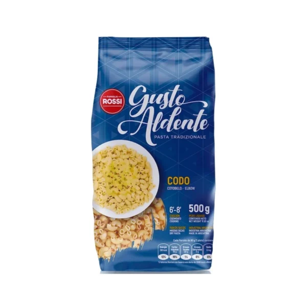 FIDEOS CODO GUSTO ALDENTE x 500 g