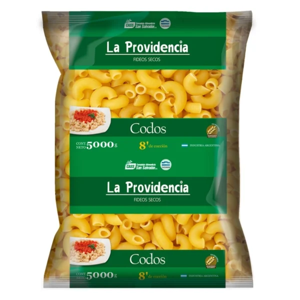 FIDEOS CODOS LA PROVIDENCIA x 5 Kg