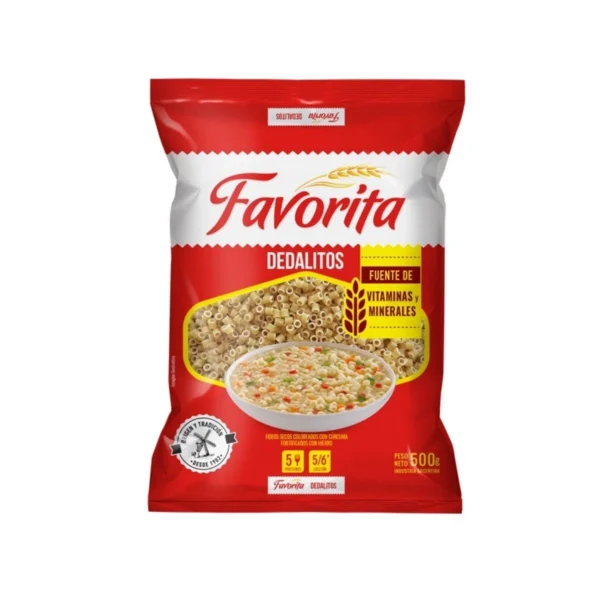 FIDEOS DEDALITOS FAVORITA x 500 g