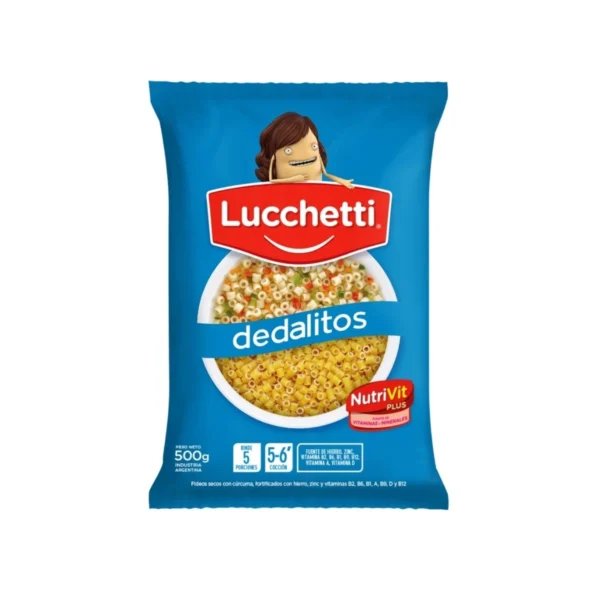 FIDEOS DEDALITOS LUCCHETTI x 500 g