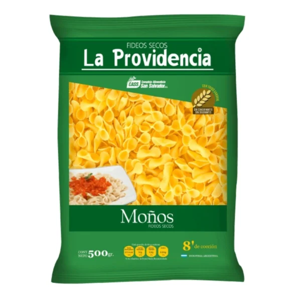 FIDEOS MOÑOS LA PROVIDENCIA x 500 g
