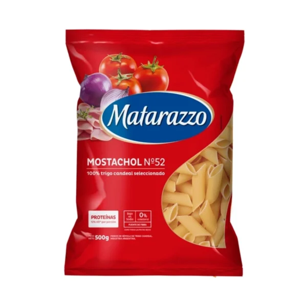 FIDEOS MOSTACHOL N°52 MATARAZZO x 500 g