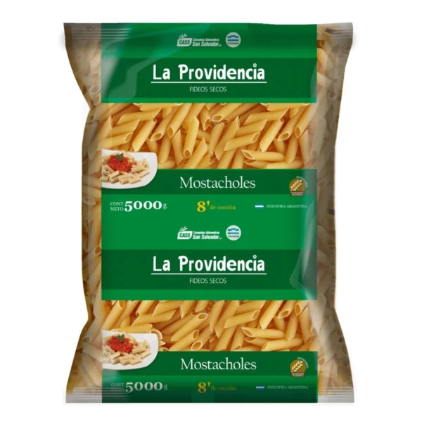 FIDEOS MOSTACHOLES LA PROVIDENCIA x 5 Kg