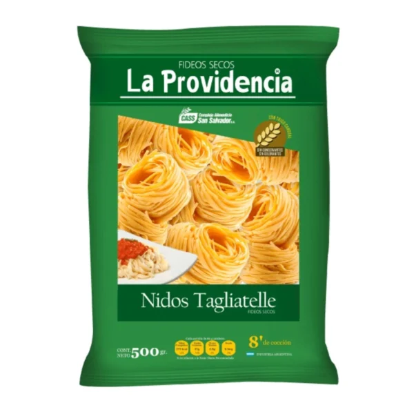 FIDEOS NIDOS TAGLIATELLE LA PROVIDENCIA x 500 g