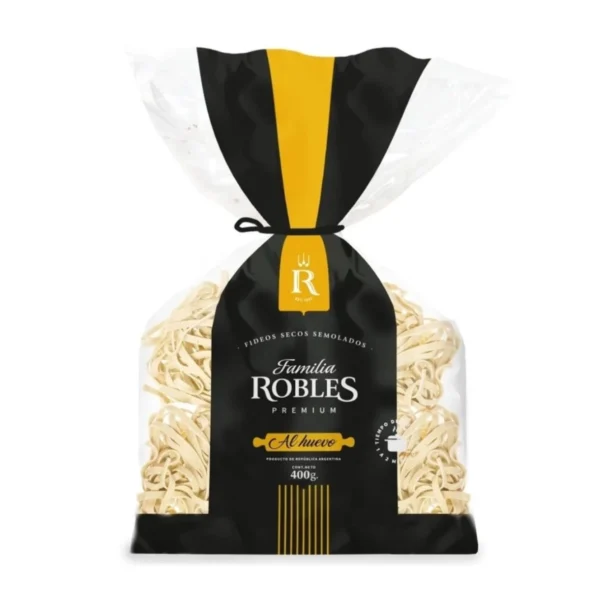 FIDEOS PREMIUM LAMINADO AL HUEVO FAMILIA ROBLES x 500 g