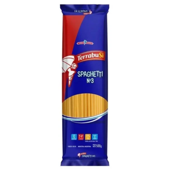 FIDEOS SPAGHETTI N°3 TERRABUSI x 500 g