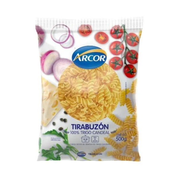 FIDEOS TIRABÚZON ARCOR x 500 g