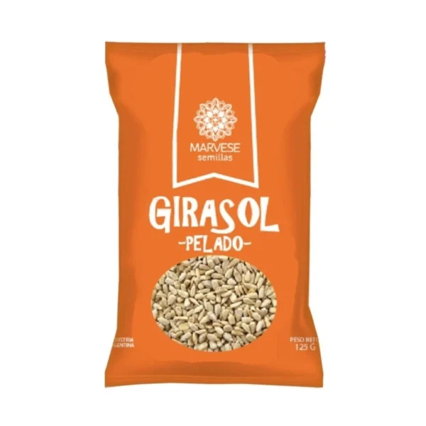 SEMILLAS MARVESE GIRASOL PELADO X125G(24)