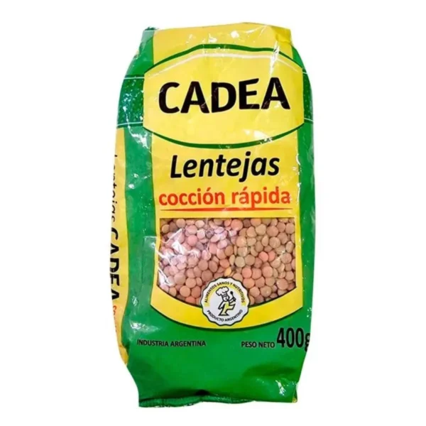 LENTEJAS COCCIÓN RÁPIDA CADEA x 400 g