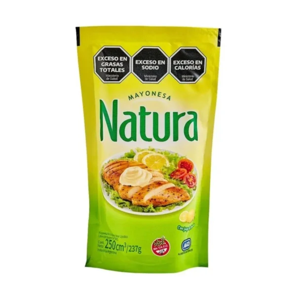 NATURA MAYONESA X250G.(12)