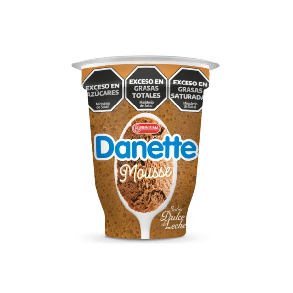 MOUSSE DULCE DE  LECHE DANETTE x 80 g