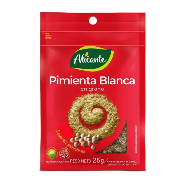 ALICANTE LA VIRGINIA PIMIENTA BL/GRANO X25G.(12)