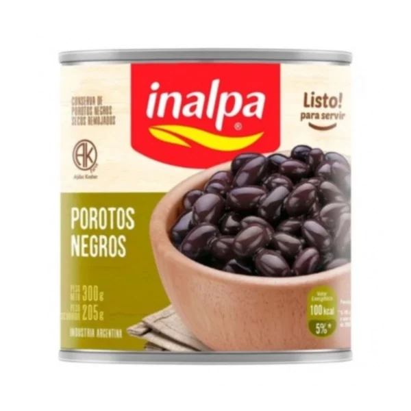 POROTOS NEGROS INALPA x 300 g
