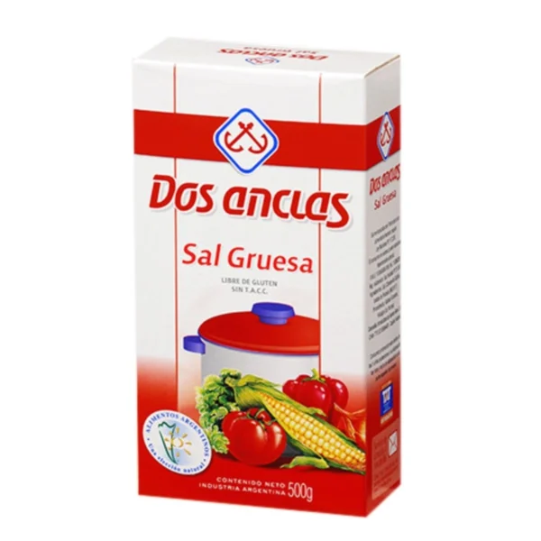 SAL GRUESA DOS ANCLAS X500G CAJITA