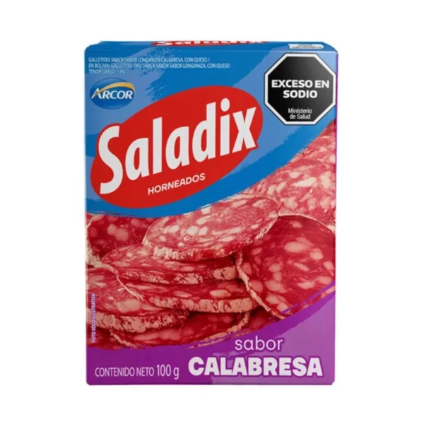 SALADIX HORNEADOS CALABRESA x 100 g