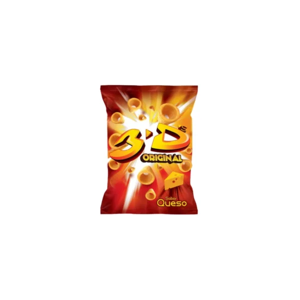 SNACK QUESO 3D ORIGINAL x 23 g