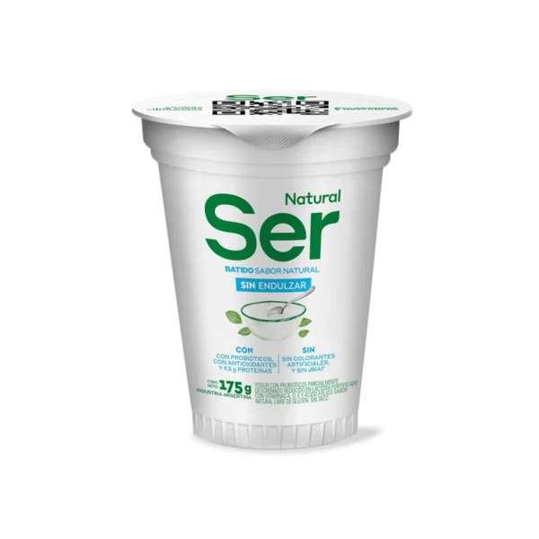 YOGUR BATIDO NATURAL SER x 175 g